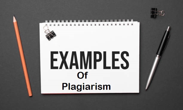 Examples of Plagiarism