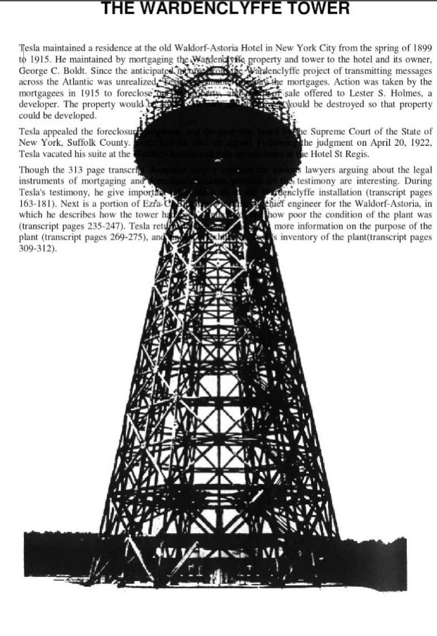 3. Wardenclyffe Tower